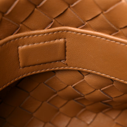 Bottega Veneta Nappa Intrecciato Tie Shoulder Bag Caramel 10 of 14