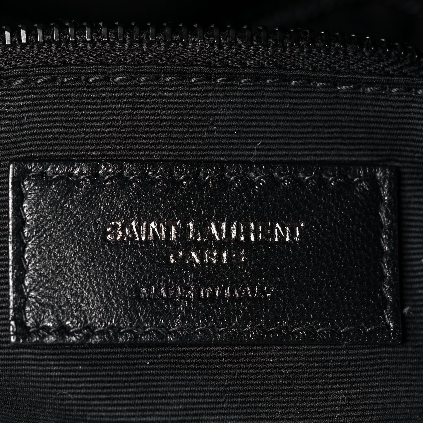 Lambskin Quilted Toy Loulou Puffer Monogram Chain Satchel Black