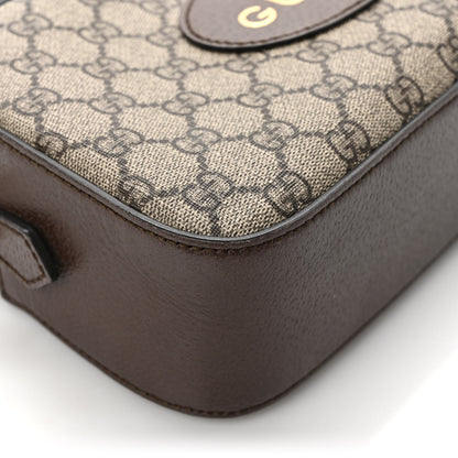 Gucci GG Supreme Monogram Web Neo Vintage Shoulder Bag Beige New Acero Crop 10 of 12