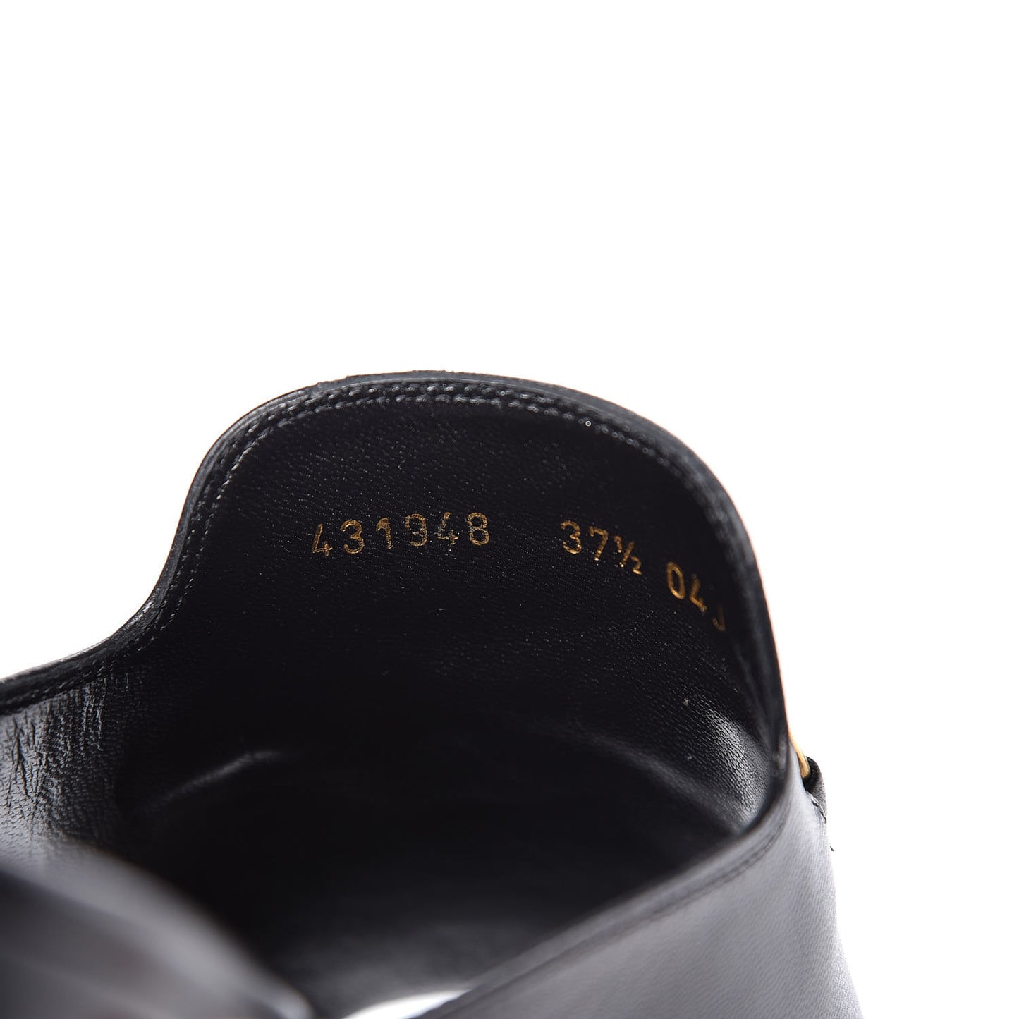 Malaga Kid Horsebit Slide Sandals 37.5 Black