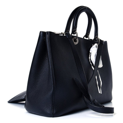 Christian Dior Bullcalf Large Diorissimo Tote Black 2 of 5