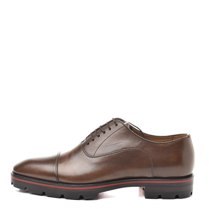 Christian Louboutin Calfskin Patime Mens Hubertus Flat 41.5 Havane 1 of 15