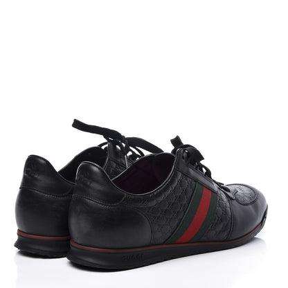 Gucci Guccissima Web Sneakers 9 Black 4 of 10