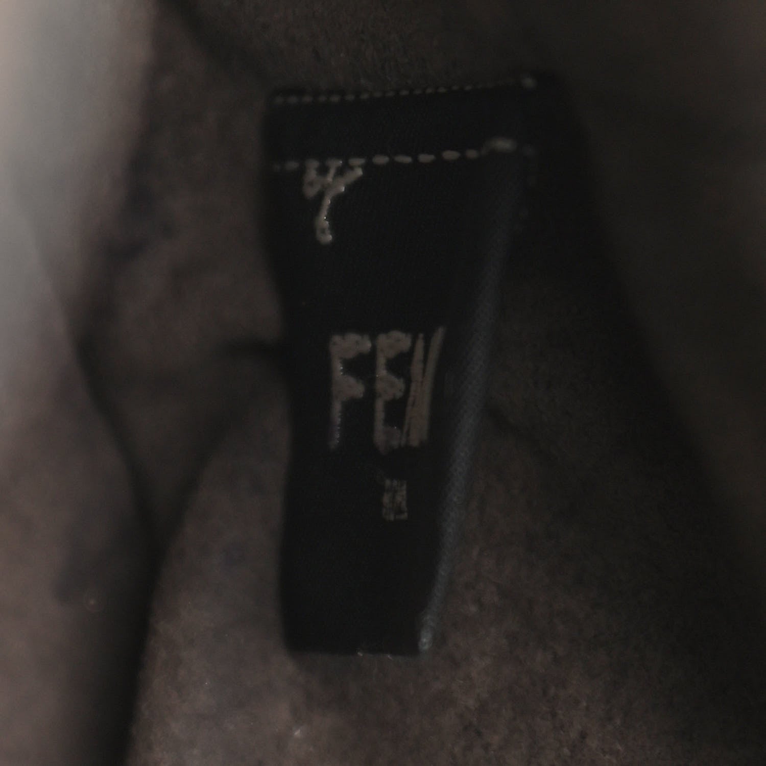 Fendi Vitello Liberty F is Fendi Bi-Color FF 1974 Embossed Mini Mon Tresor Bucket Bag Maya Black 6 of 15