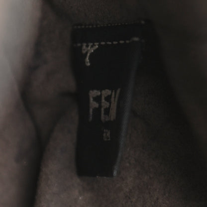 Fendi Vitello Liberty F is Fendi Bi-Color FF 1974 Embossed Mini Mon Tresor Bucket Bag Maya Black 6 of 15