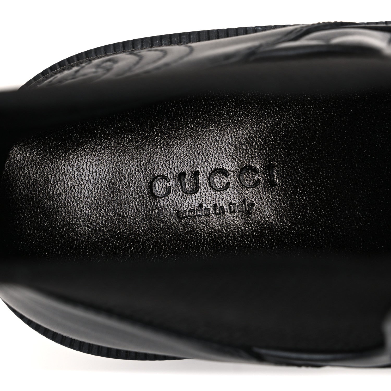 Gucci Calfskin Nappa Matelasse Frances Chelsea Boots 38.5 Black 10 of 13