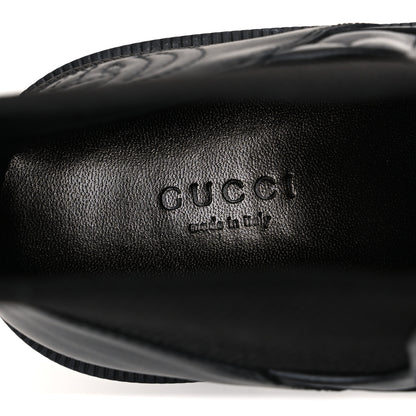 Gucci Calfskin Nappa Matelasse Frances Chelsea Boots 38.5 Black 10 of 13