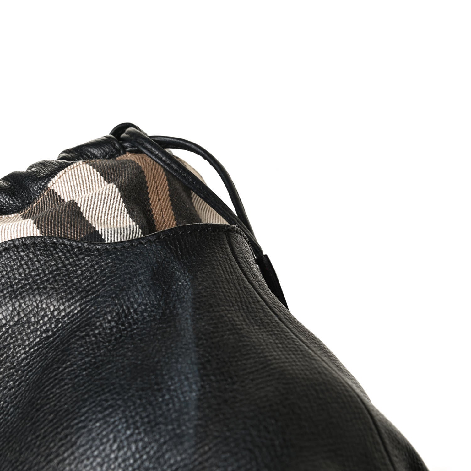 Burberry Calfskin House Check Little Crush Black 16 of 20