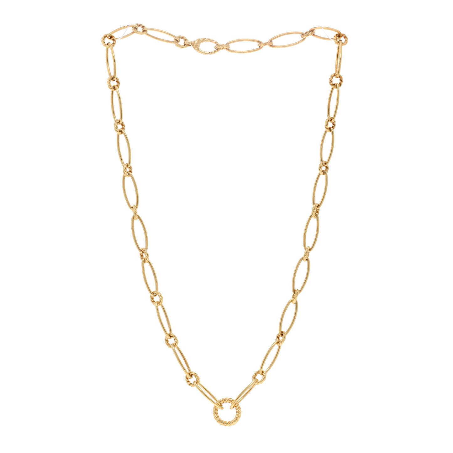 18K Yellow Gold 6mm Lexington Chain Necklace