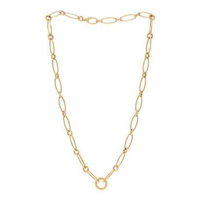 David Yurman 18K Yellow Gold 6mm Lexington Chain Necklace 3 of 4