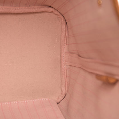 Louis Vuitton Damier Azur Neo Neverfull MM Rose Ballerine 12 of 20