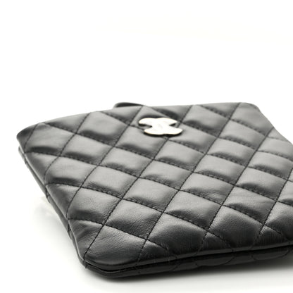 Chanel Lambskin Quilted Crossbody Bag Black 8 of 9
