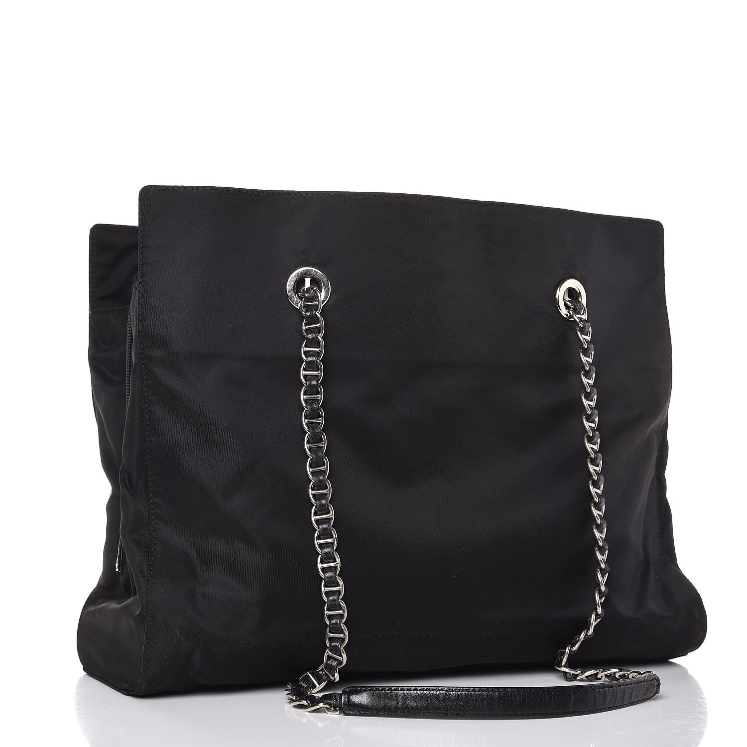 Prada Tessuto Nylon Tote Black 3 of 8