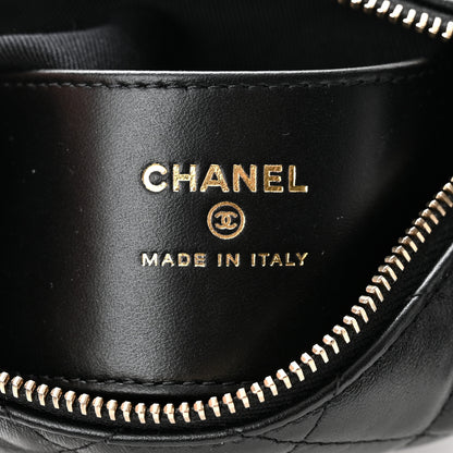 Chanel Quilted Chain Around Pouch Black 5 of 10