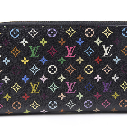 Louis Vuitton Monogram Multicolor Zippy Wallet Black Pistachio 7 of 10