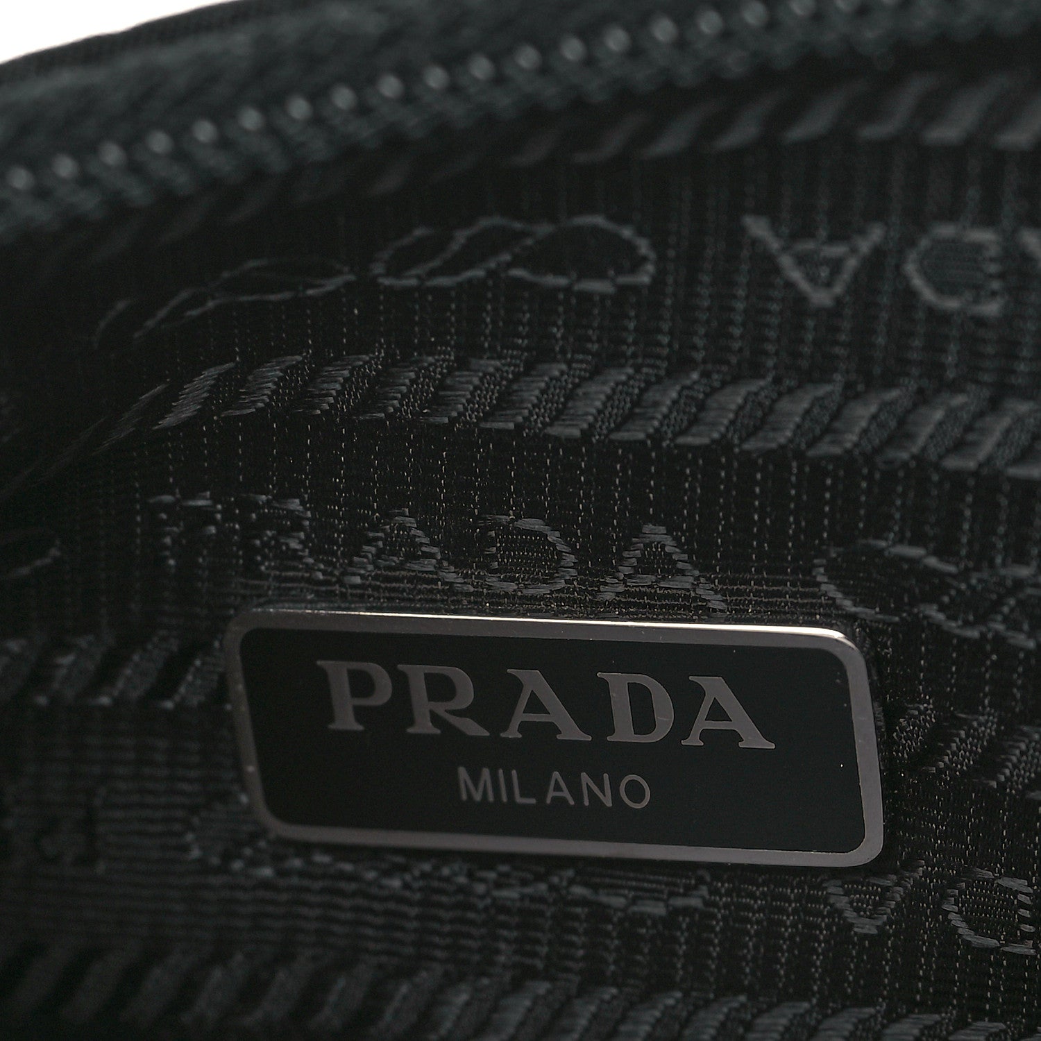 Prada Tessuto Nylon Mini Re-Edition 2000 Bag Black 6 of 10