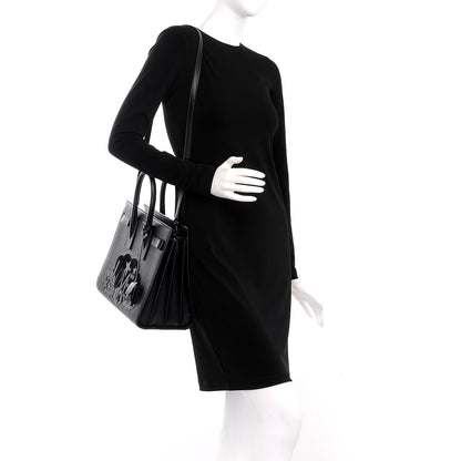 Saint Laurent Calfskin Love Patchwork Small Sac De Jour Black 2 of 10