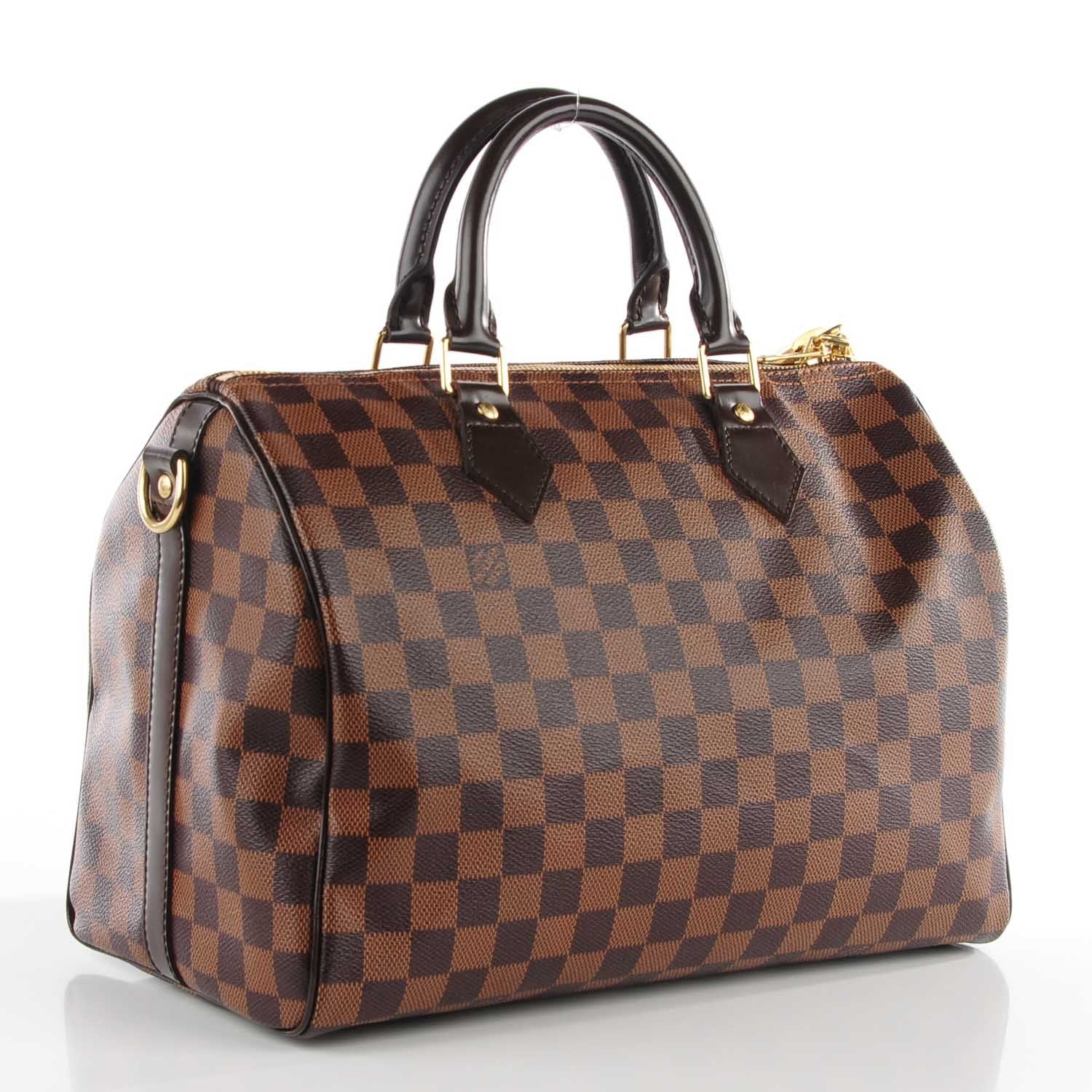 Louis Vuitton Damier Ebene Speedy Bandouliere 30 3 of 8