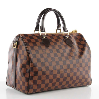 Louis Vuitton Damier Ebene Speedy Bandouliere 30 3 of 8
