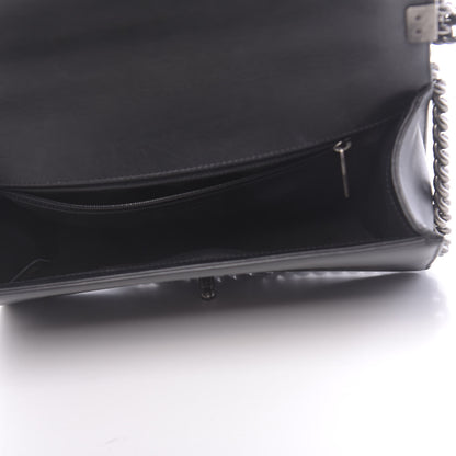 Chanel Calfskin Chevron Quilted New Medium Boy Flap Black 5 of 12