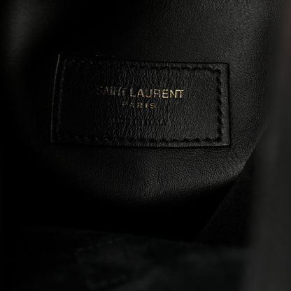 Saint Laurent Smooth Calfskin Large Le 5 A 7 Soft Hobo Black 6 of 12