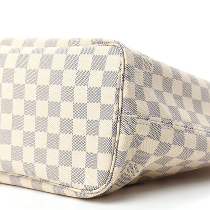 Louis Vuitton Damier Azur Neo Neverfull MM Rose Ballerine 7 of 12