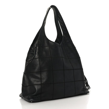 Chanel Calfskin Square Stitched Tassel Bag Black 3 of 9