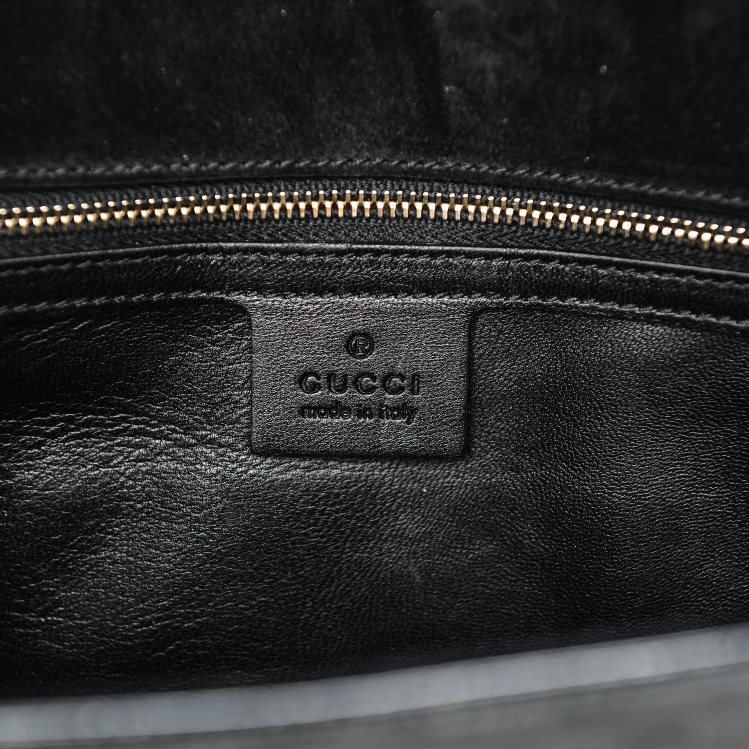 Gucci Patent Microguccissima Medium Broadway Clutch Black 6 of 7