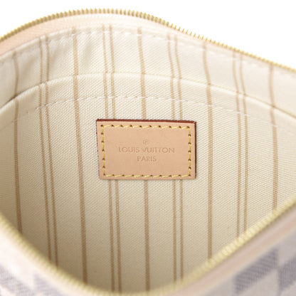 Louis Vuitton Damier Azur Neverfull MM GM Pochette 5 of 5