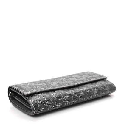 Goyard Goyardine Varenne Long Wallet Grey 4 of 9