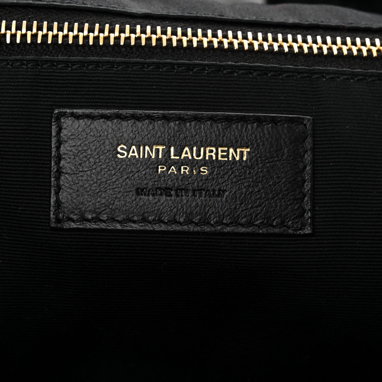 Saint Laurent Lambskin Quilted Maxi Icare Shopping Tote Black 7 of 11