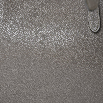 Celine Soft Grained Calfskin Small Belt Cabas Phantom Taupe 18 of 18