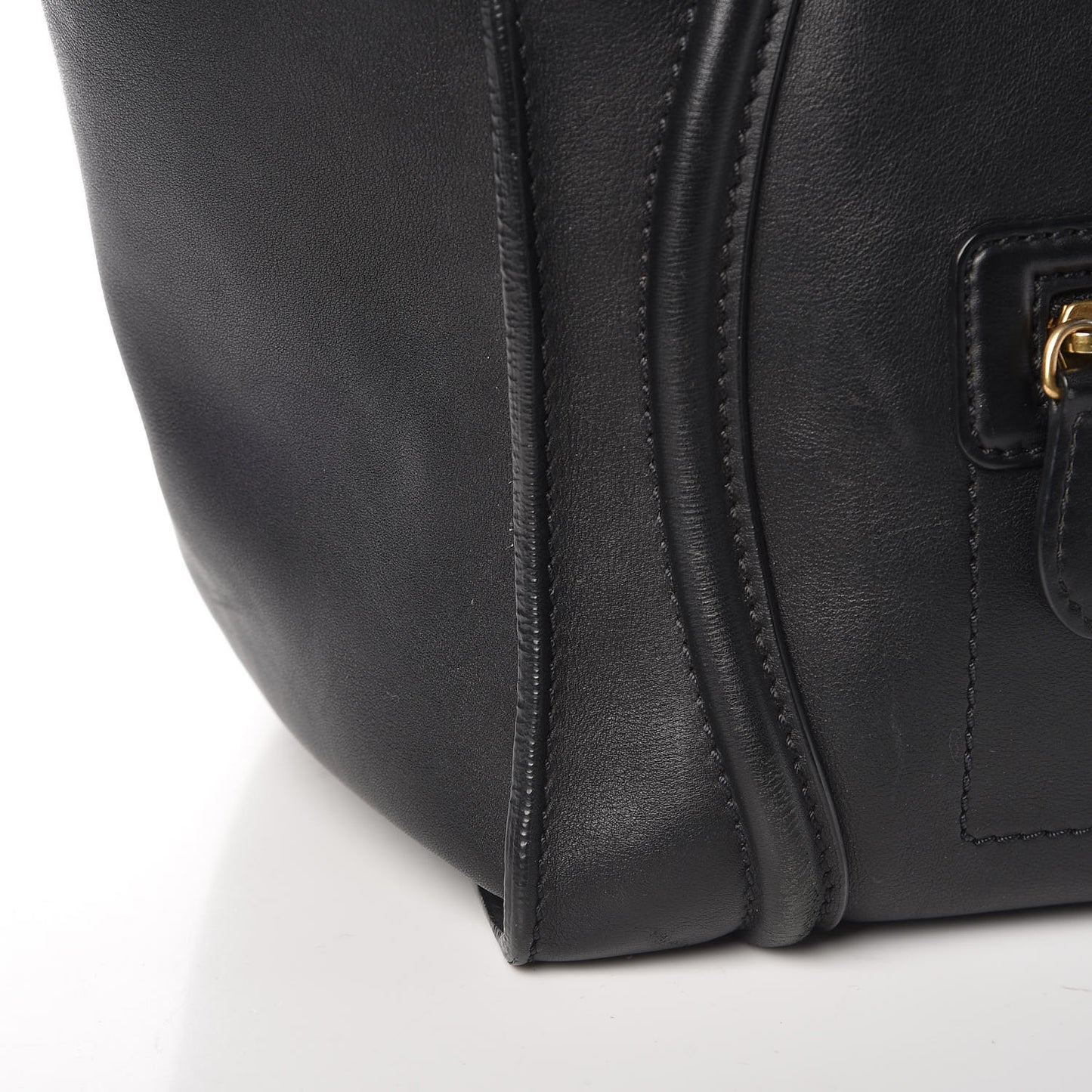 Smooth Calfskin Mini Luggage Black