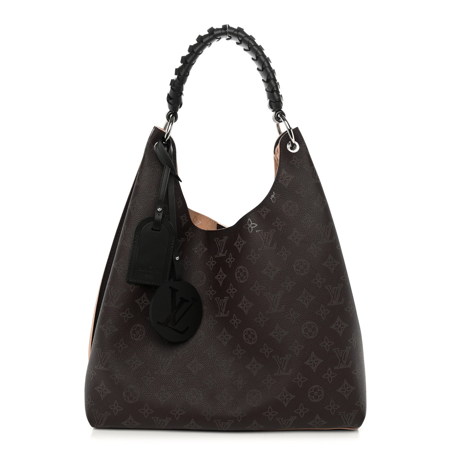 Louis Vuitton Mahina Carmel Hobo Chocolate 1 of 10