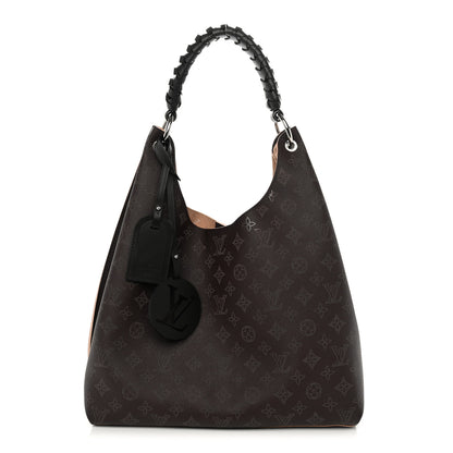Louis Vuitton Mahina Carmel Hobo Chocolate 1 of 10