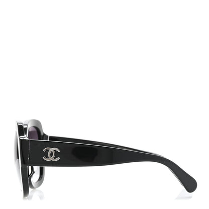 Chanel Acetate CC Sunglasses 5373-A Black 3 of 8