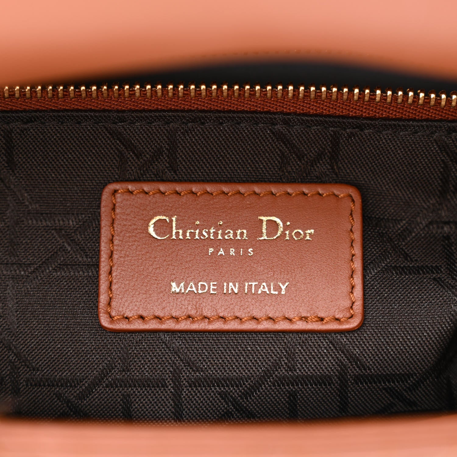 Christian Dior Calfskin Cannage Small My ABCDior Lady Dior Tan 7 of 11