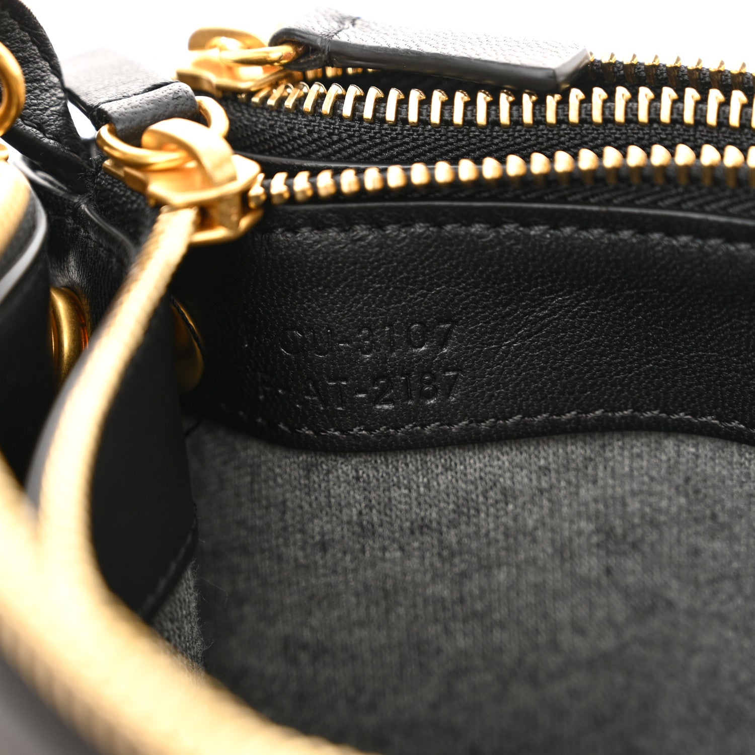 Celine Lambskin Large Trio Crossbody Bag Black 9 of 13