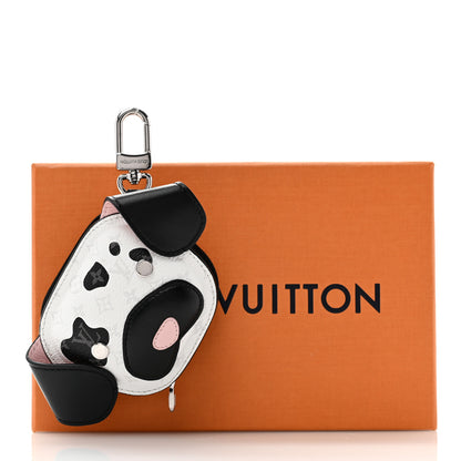 Louis Vuitton Monogram Dog Bag Bag Charm Key Holder Black 5 of 5