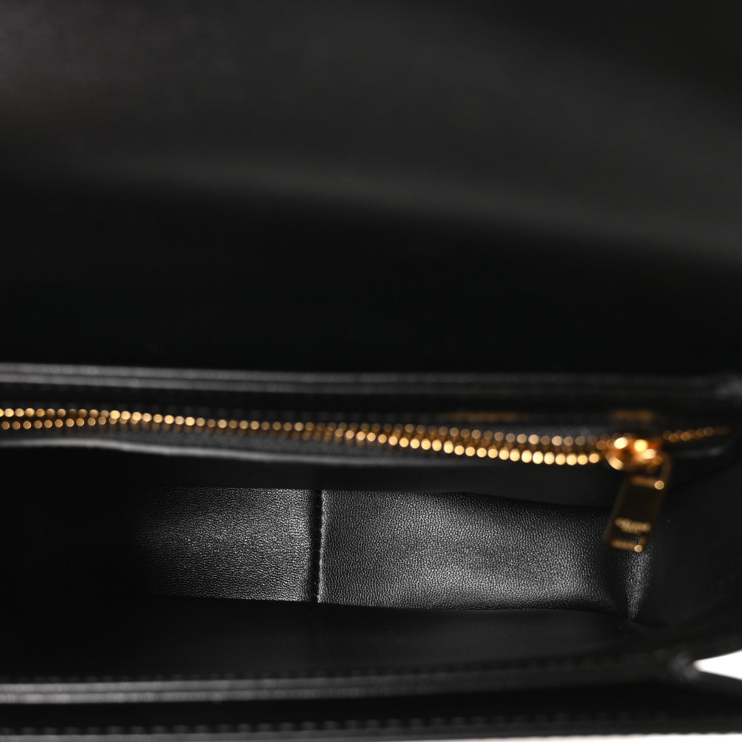 Shiny Calfskin Teen Triomphe Black