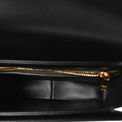 Celine Shiny Calfskin Teen Triomphe Black 5 of 10
