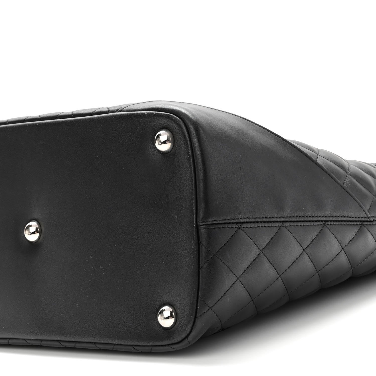 Chanel Calfskin Quilted Large Cambon Tote Black 10 of 11