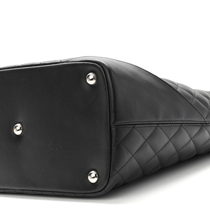Chanel Calfskin Quilted Large Cambon Tote Black 10 of 11