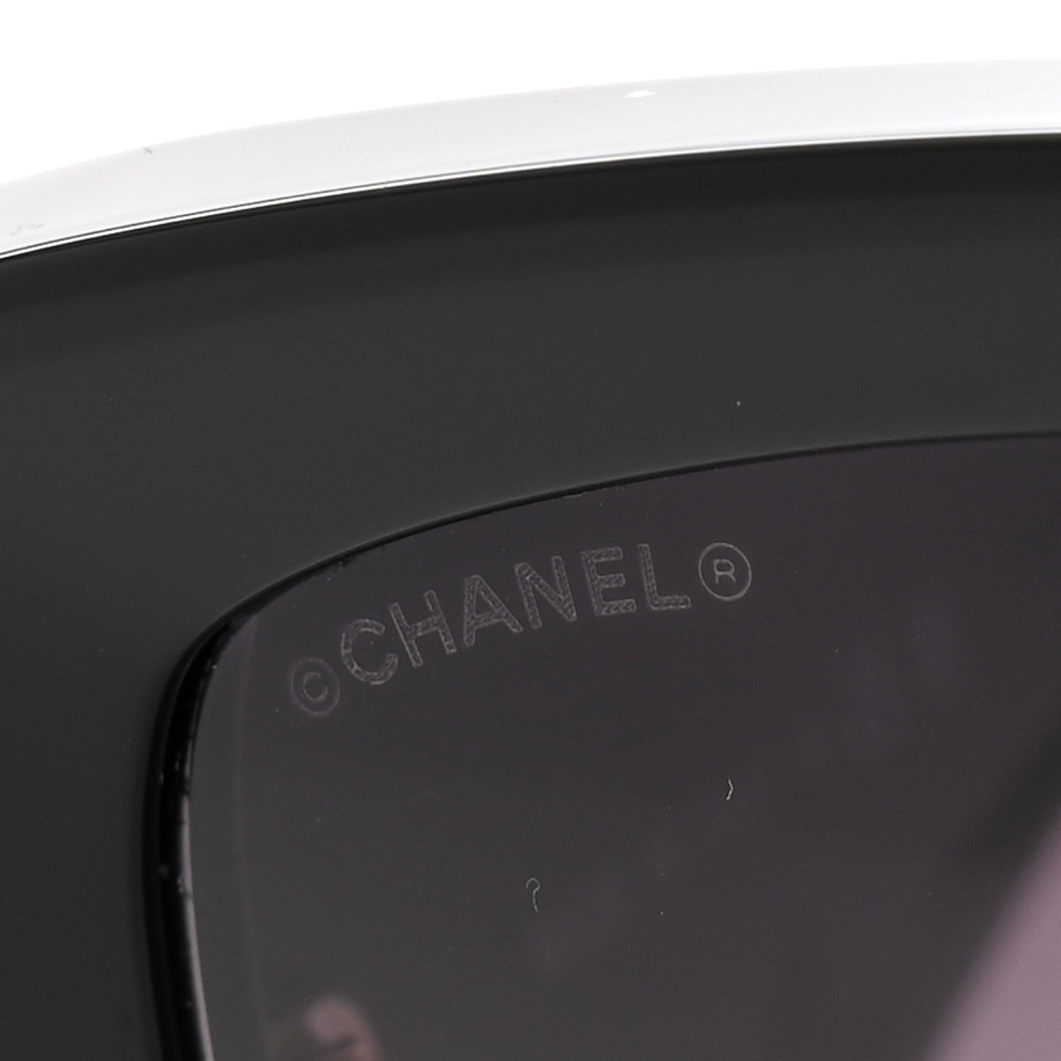 Chanel Acetate Rectangle Sunglasses 5435 Black 7 of 8