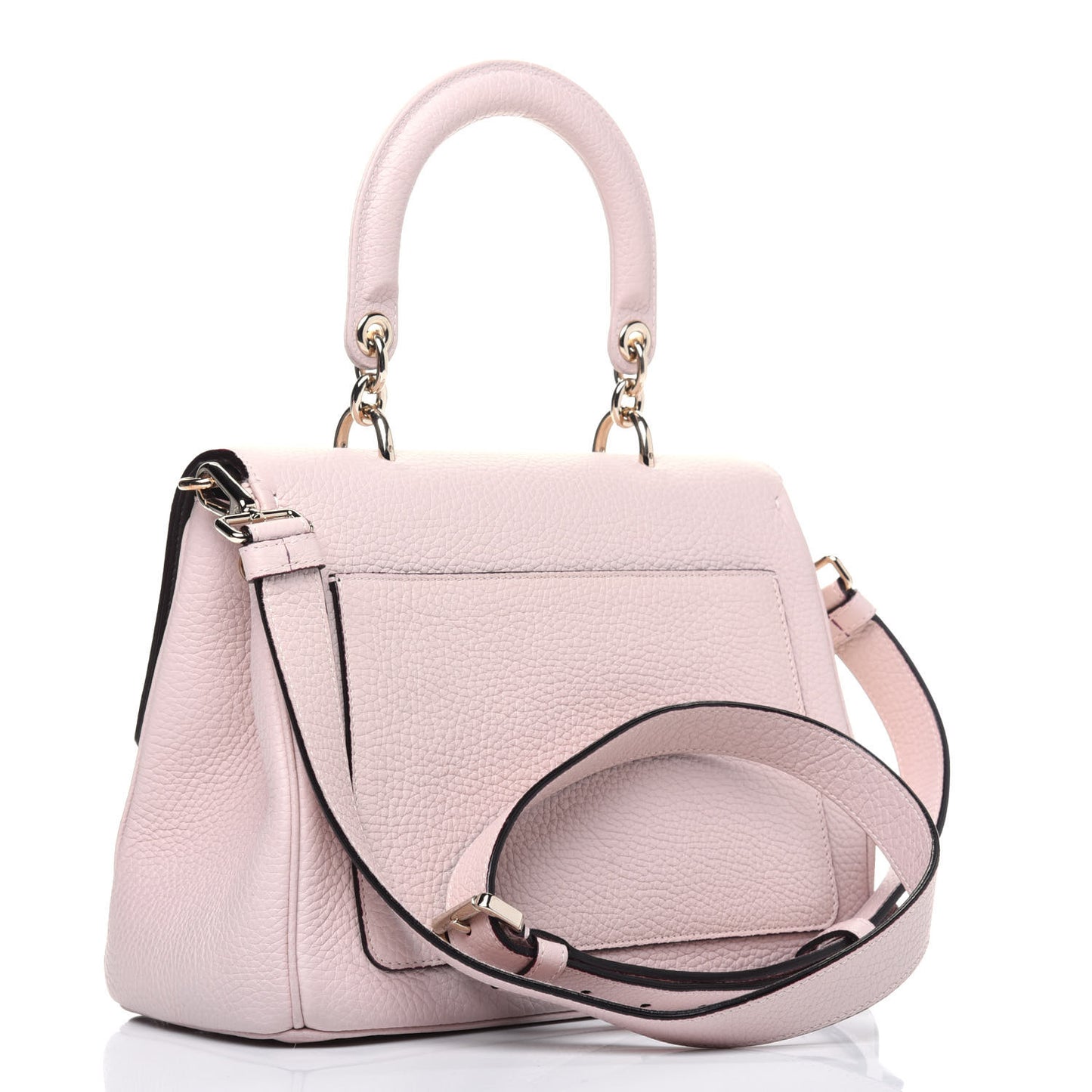 Bullcalf Mini Be Dior Flap Rose Poudre