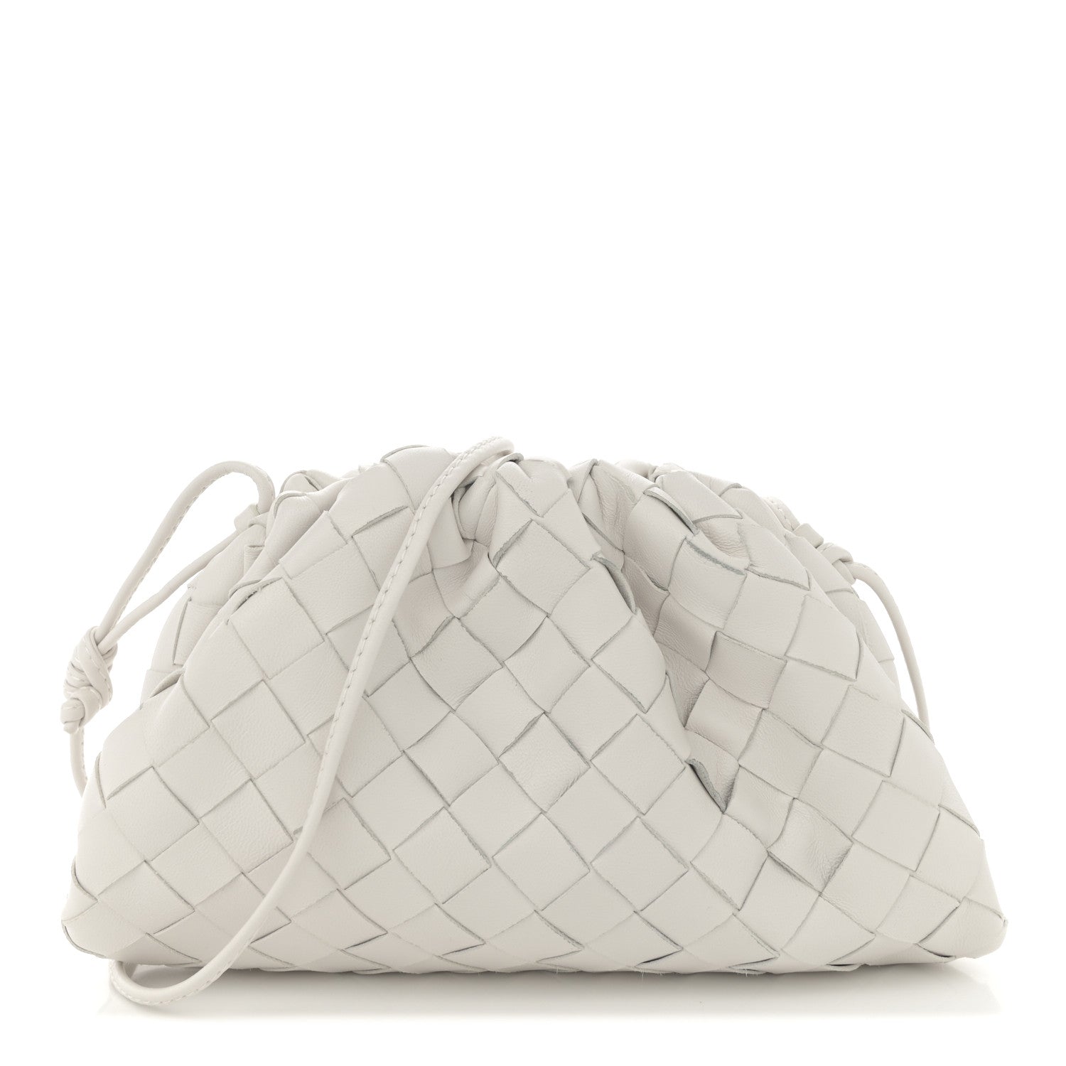 Bottega Veneta Nappa Intrecciato The Mini Pouch Chalk 1 of 10