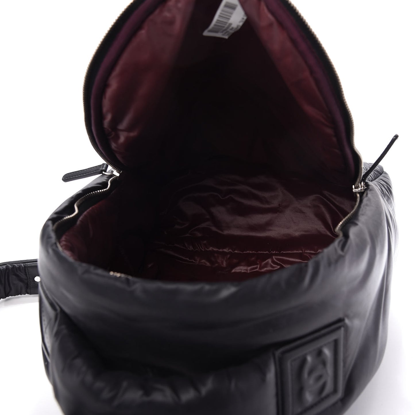 Nylon Quilted Coco Cocoon Backpack Black