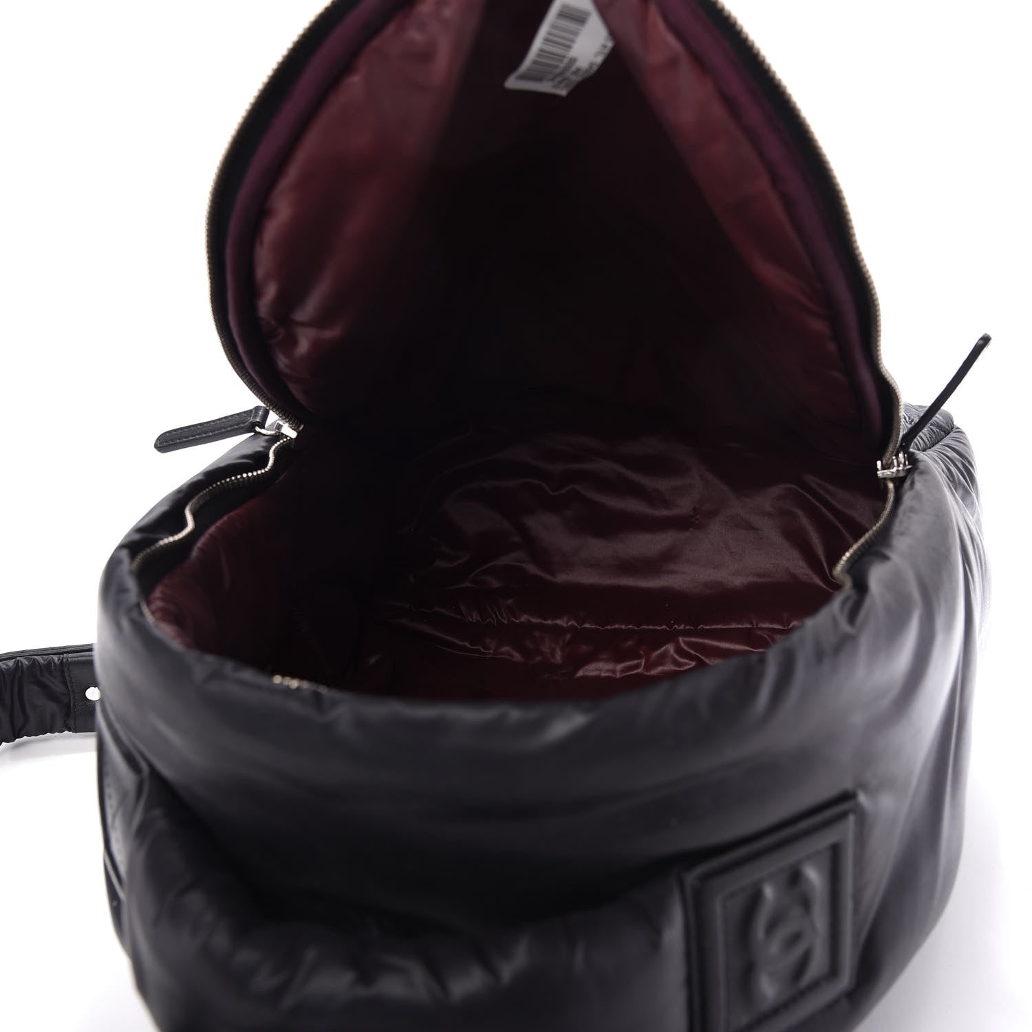 Chanel Nylon Quilted Coco Cocoon Backpack Black 5 of 10