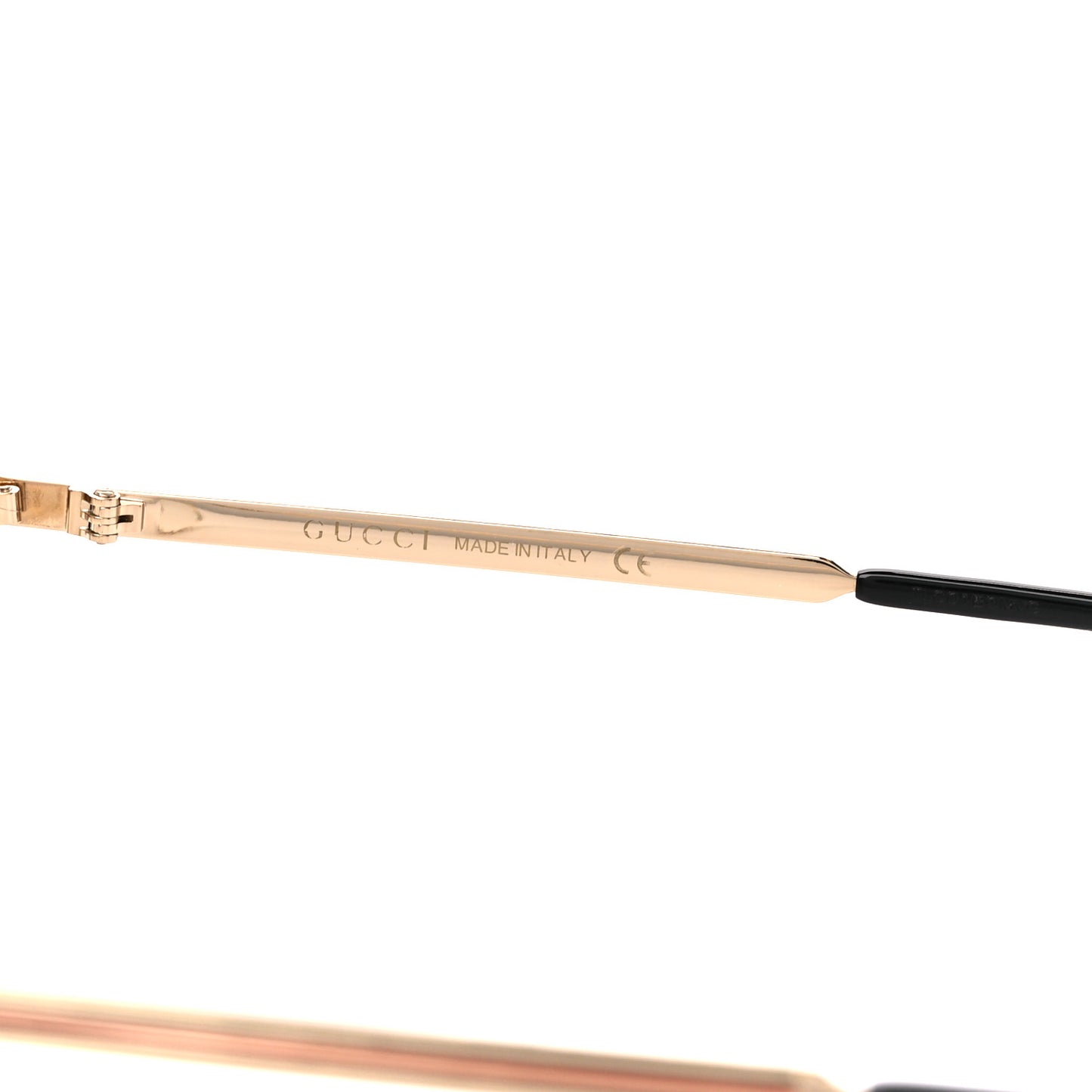 Aviator Eyeglasses GG0138S Gold Black