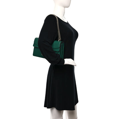 Gucci Pebbled Calfskin Small Dionysus Shoulder Bag Emerald 2 of 14